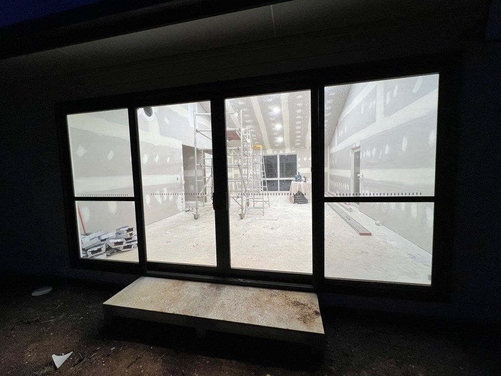 Northern windows and thermal mass